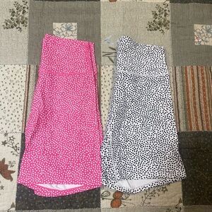 Aoxjox Trinity Shorts - Pink and Black